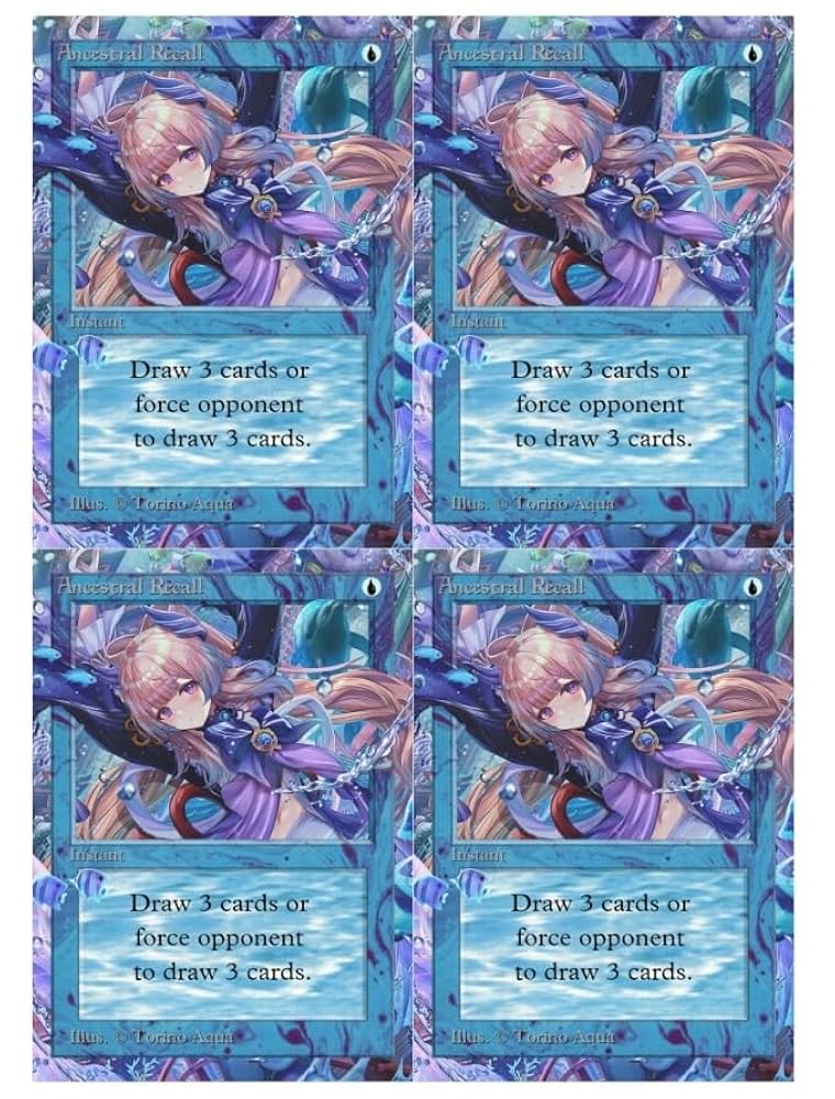 サイン入りアートプリント Ancestral Recall サイン入りアートプリント Ancestral Recall Ancestral Recall